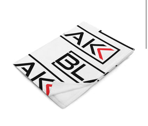 Blakk Apparel Blakk logo throw blanket