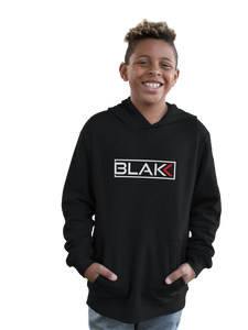 Blakk Apparel Kids Logo Hoodie - Stylish and comfortable hoodie for kids featuring the iconic Blakk Apparel logo. Perfect for everyday wear and keeping them warm in style.