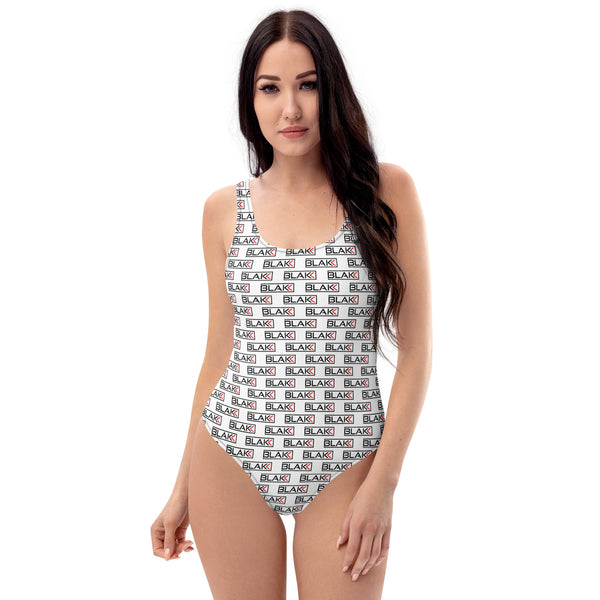 Blakk Logo Allover One-Piece Swimsuit