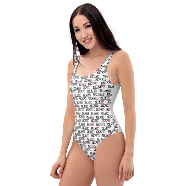 Blakk Logo Allover One-Piece Swimsuit