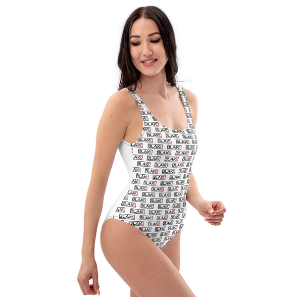 Blakk Logo Allover One-Piece Swimsuit