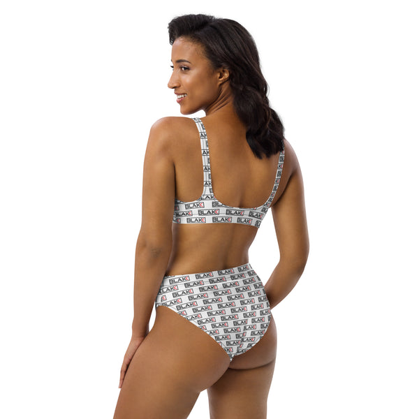 Blakk Allover high-waisted bikini