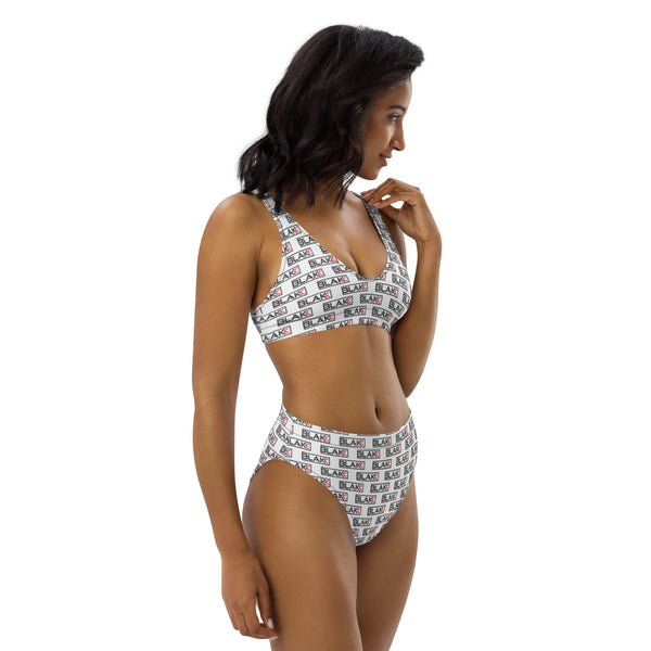 Blakk Allover high-waisted bikini