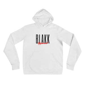 Blakk Apparel Slim Logo Unisex t-shirt featuring a bold design and comfortable fit, empowering you to conquer your goals with confidence.