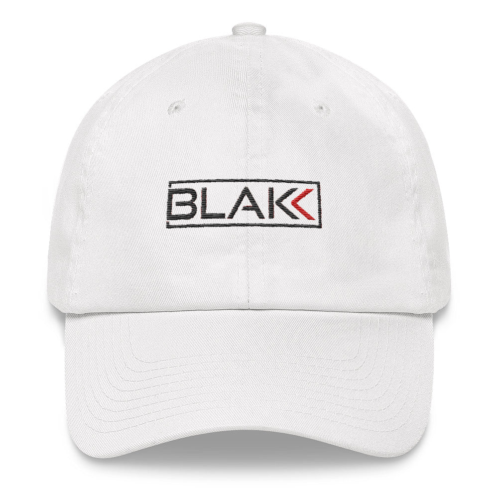 Unisex OG Blakk Logo Dad Hat - White/Black