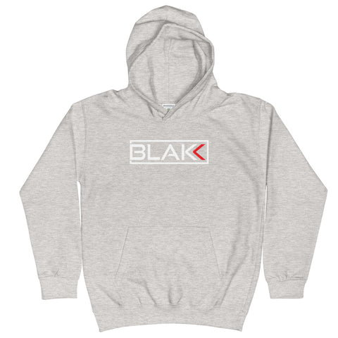 Gray Kids Hoodie with OG Blakk Logo - Unisex