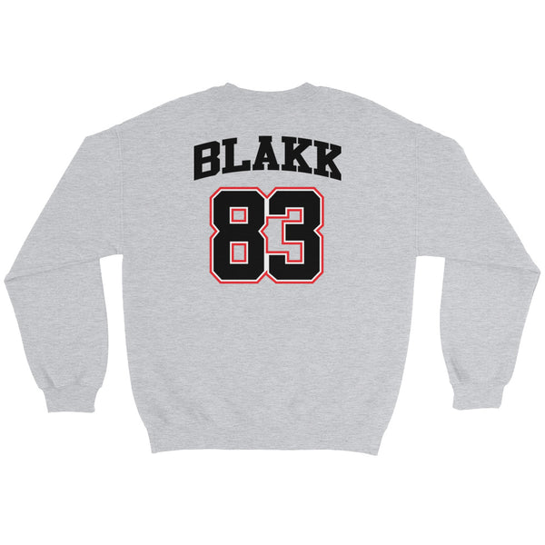 Gray Blakk Apparel Unisex sweatshirt featuring 'Dopeness' in stylish black lettering, embodying the brand's ethos of hard work, determination, and success.